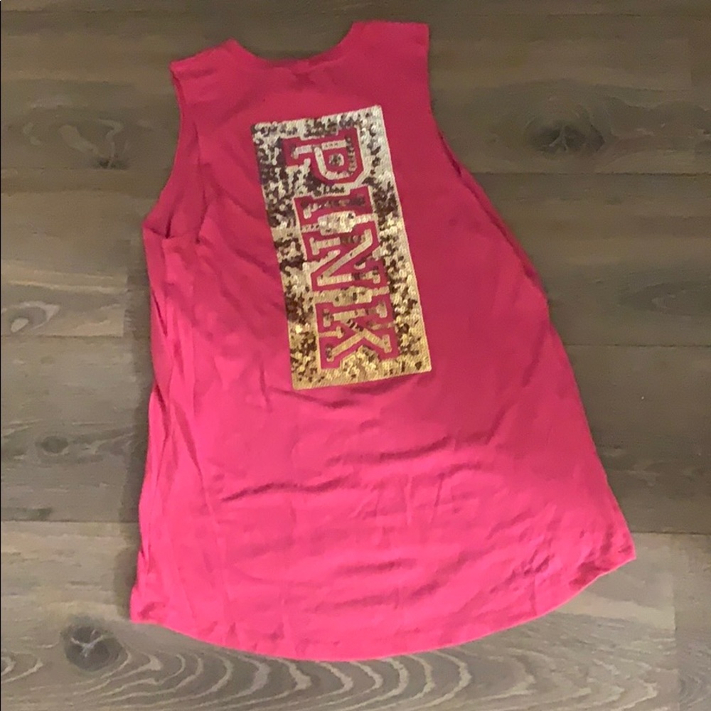 Victoria secret bling tank top xs